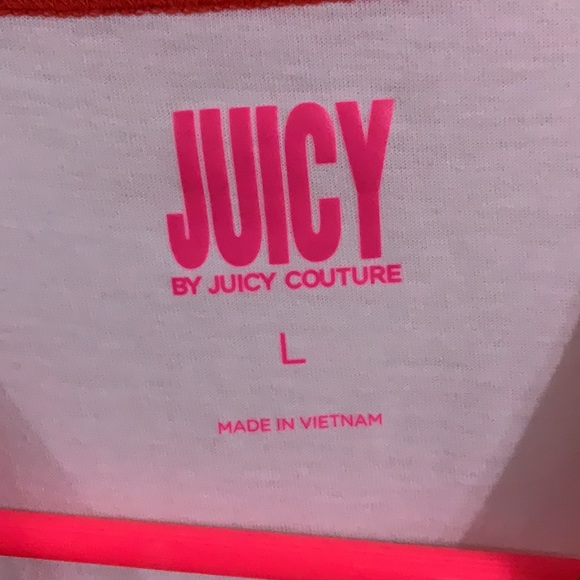 Cropped Juicy Couture Ringer Tee - Picture 2 of 3